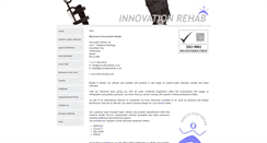 Desktop Screenshot of innovationrehab.co.uk